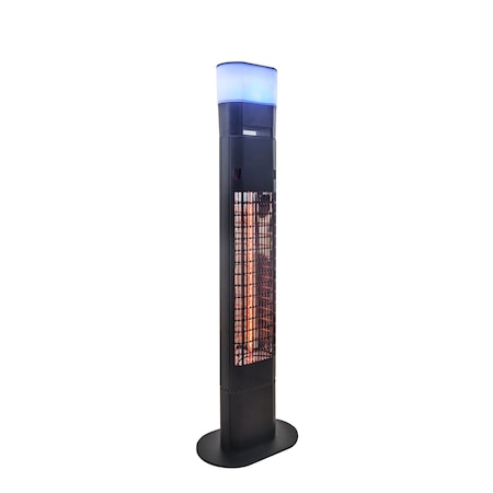 Energ+ EnerG+  Infrared Electric Outdoor Heater - Freestanding With Gold Tube and Speaker HEA-21848